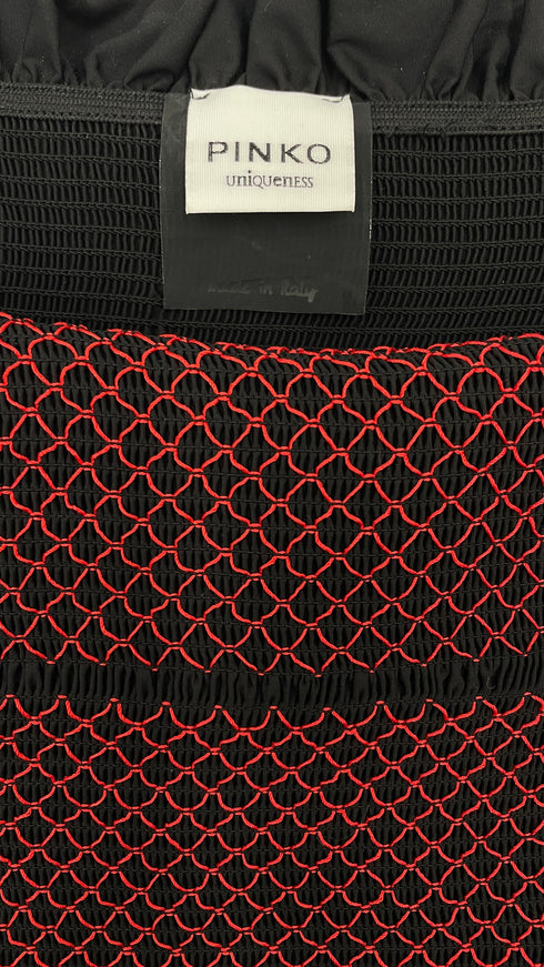 Abito midi con fiocchi