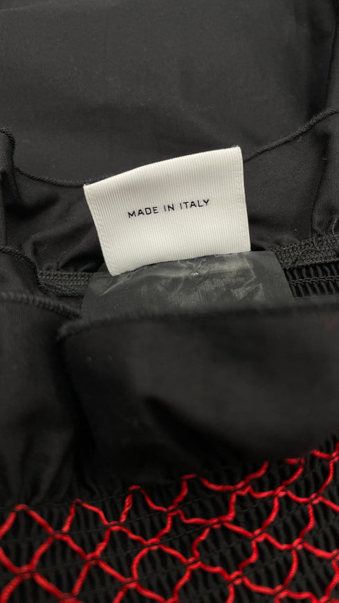 Abito midi con fiocchi