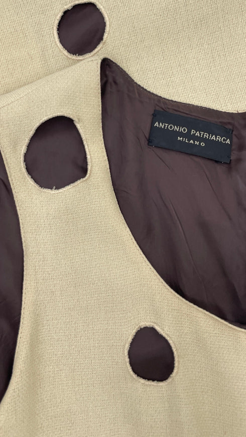 Abito midi cerchi cut-out