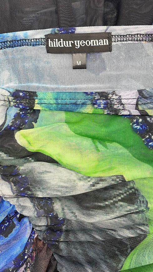 Abito midi drappeggiato