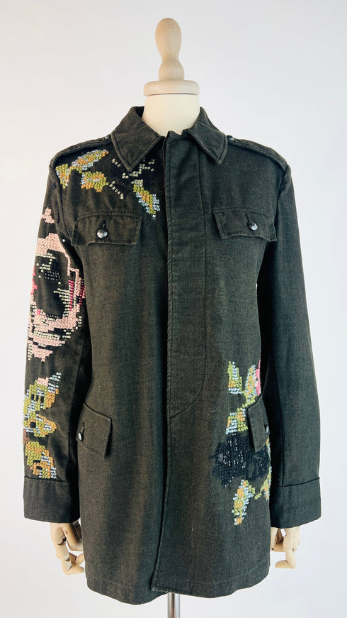 Giacca ricami e perline