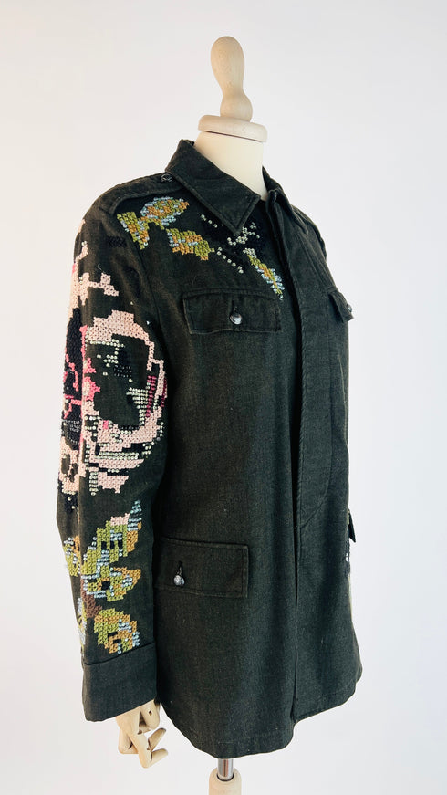 Giacca ricami e perline