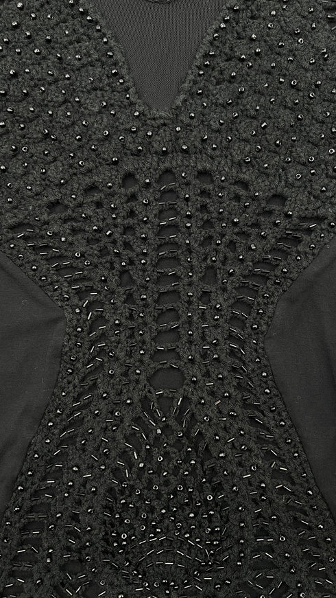 Longsleeve decorazione perline