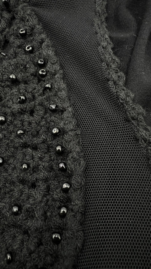 Longsleeve decorazione perline