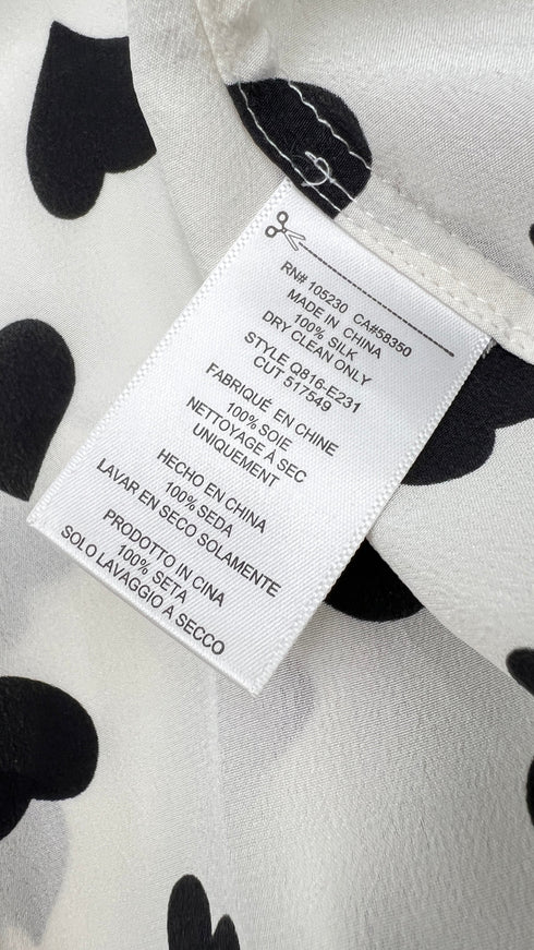 Camicia fantasia a cuori