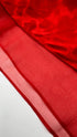 Top satin rosso