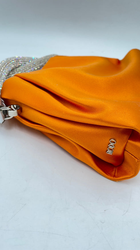 Borsa in raso con strass