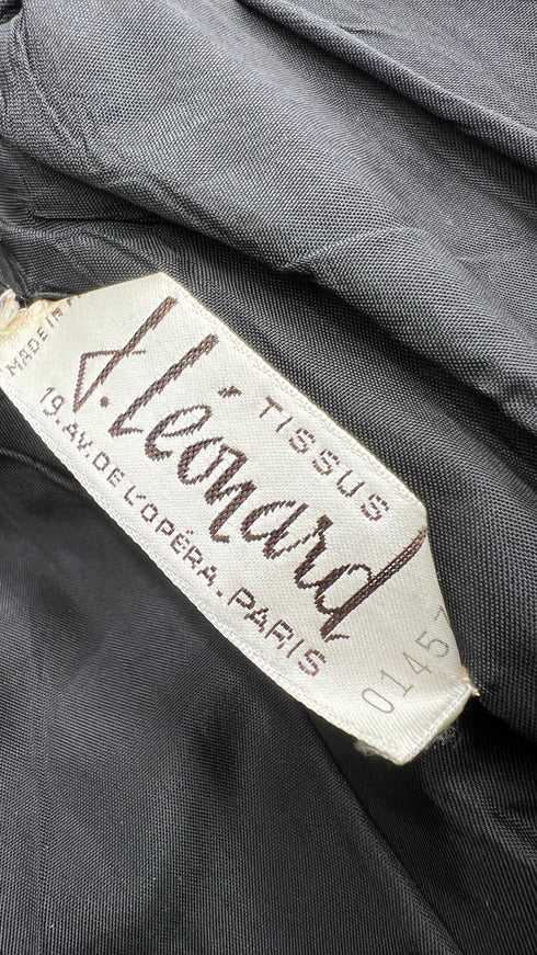 Cappotto lungo nero vintage