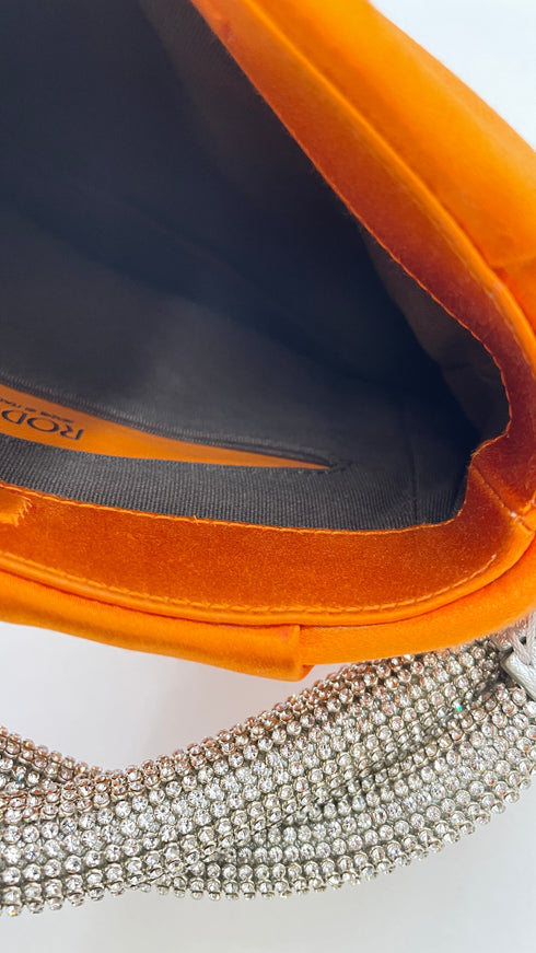 Borsa in raso con strass