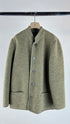 Giacca in panno verde