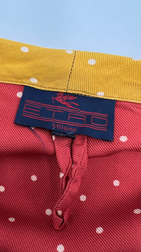 Vestaglia in seta a pois