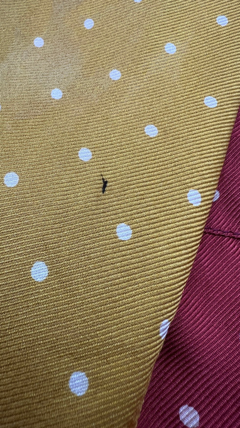 Vestaglia in seta a pois