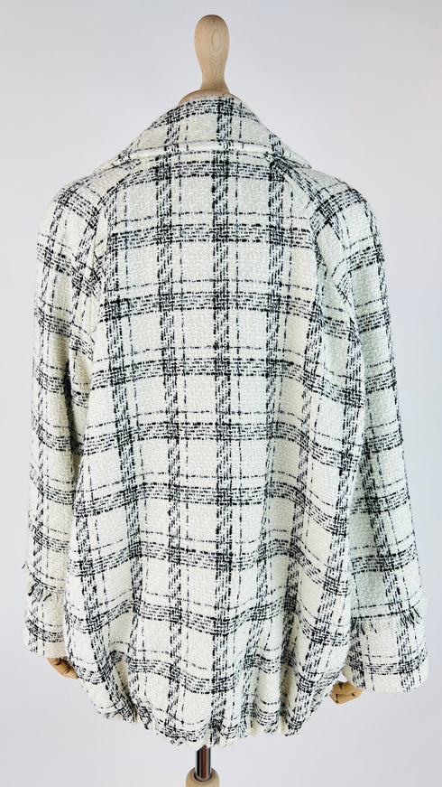 Giacca tweed imbottita