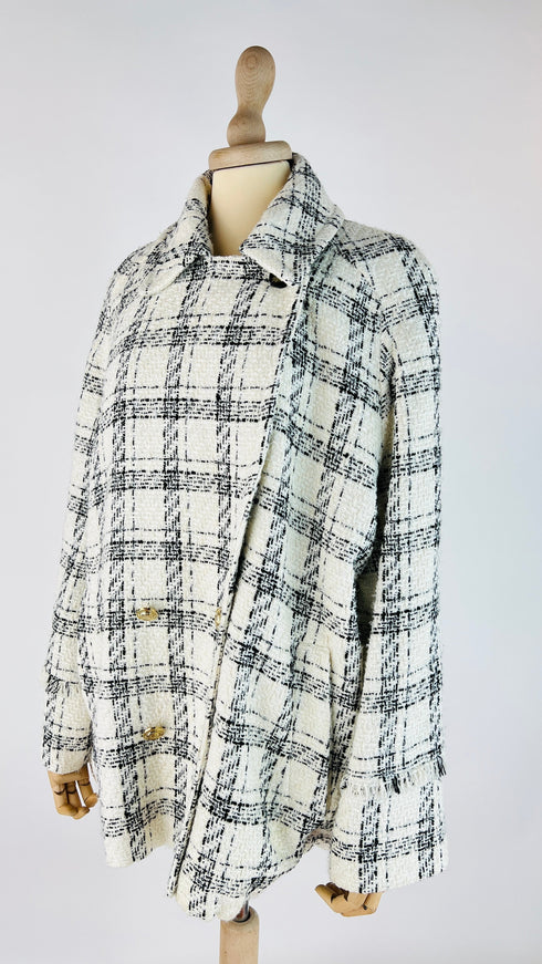 Giacca tweed imbottita