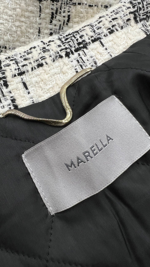 Giacca tweed imbottita