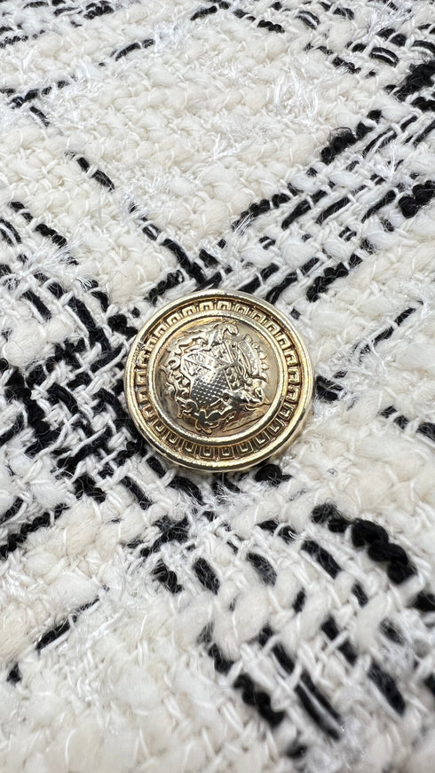 Giacca tweed imbottita