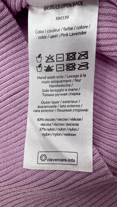 Longsleeve a coste cut-out retro