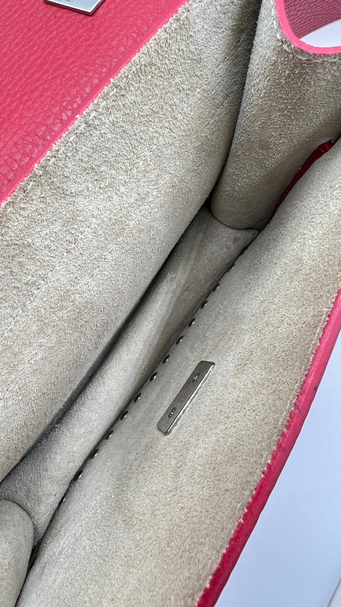 Borsa in pelle lavorata