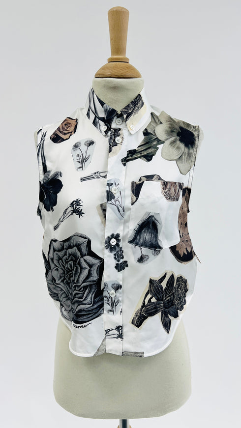 Camicia stampa collage