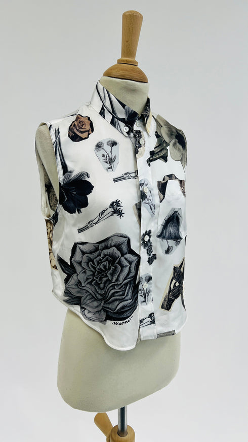 Camicia stampa collage