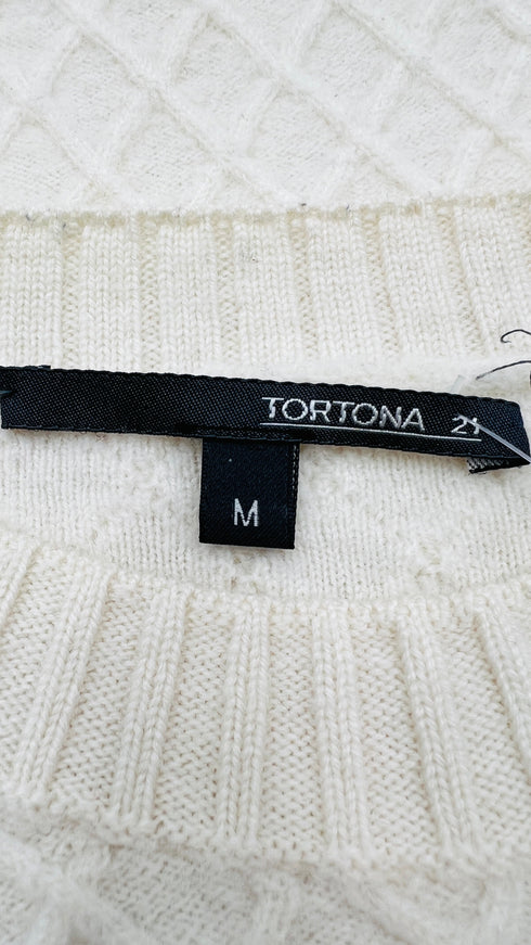 Maglia girocollo rombi