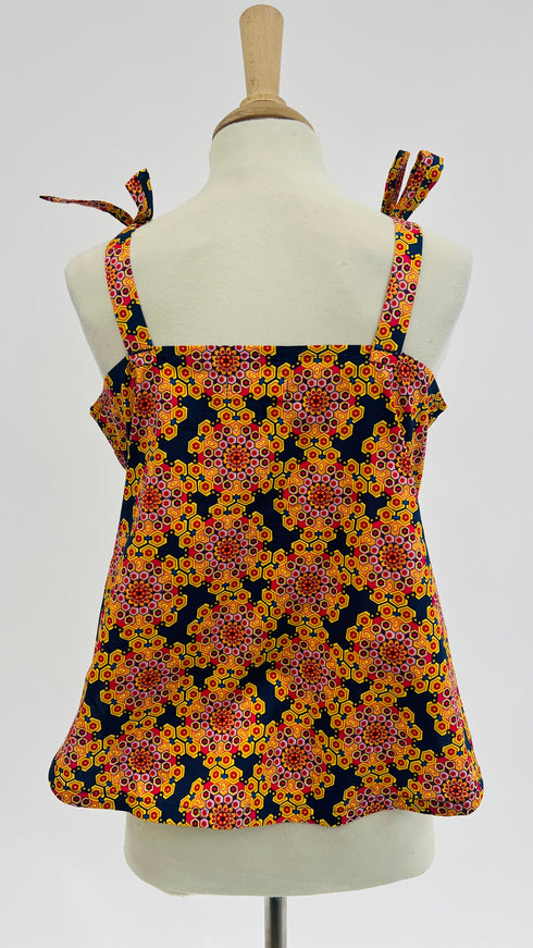 Top stampa multicolor