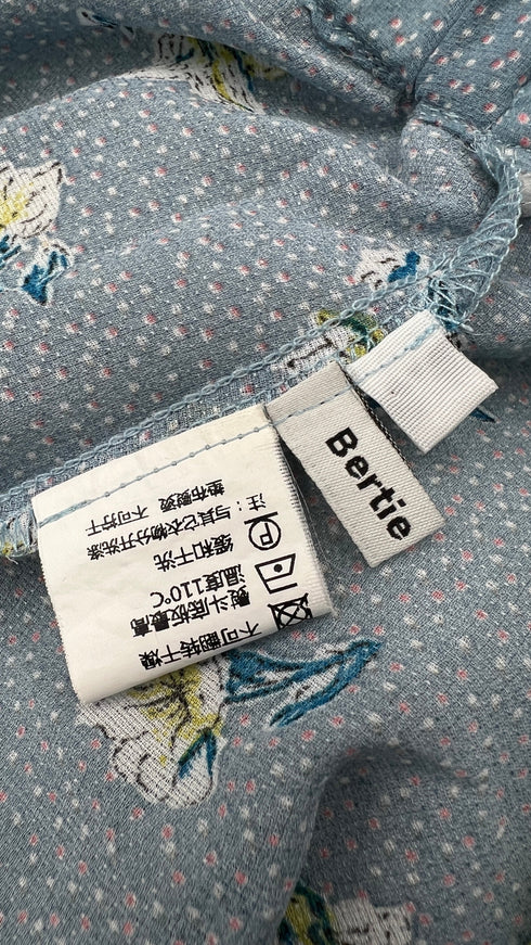 Gonna a pieghe in mesh con fiori