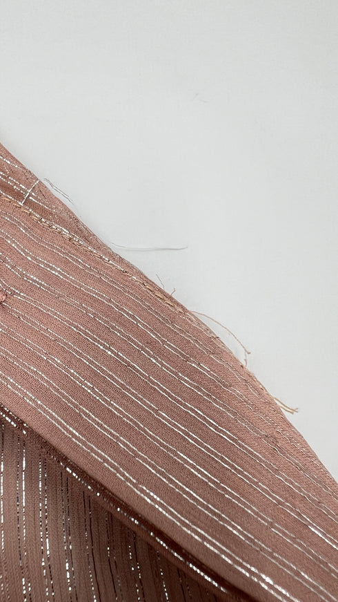 Camicia con fili lurex