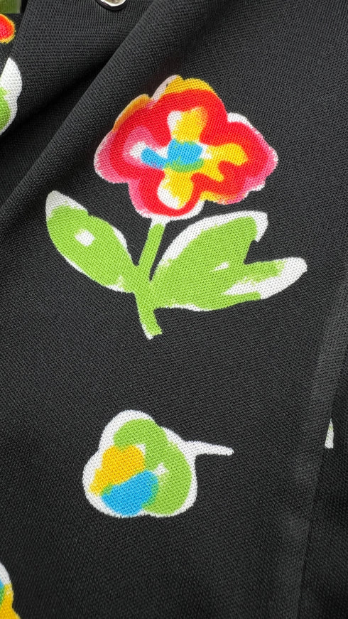 Camicia a fiori sfiancata