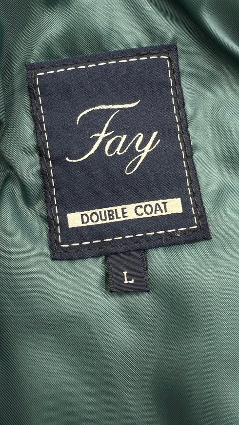 Cappotto in lana verde