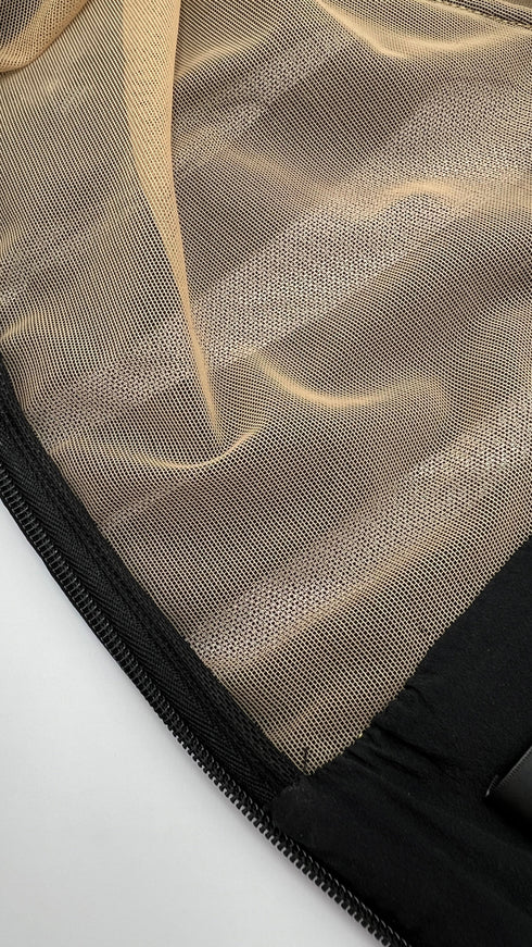 Tubino nero drappeggiato