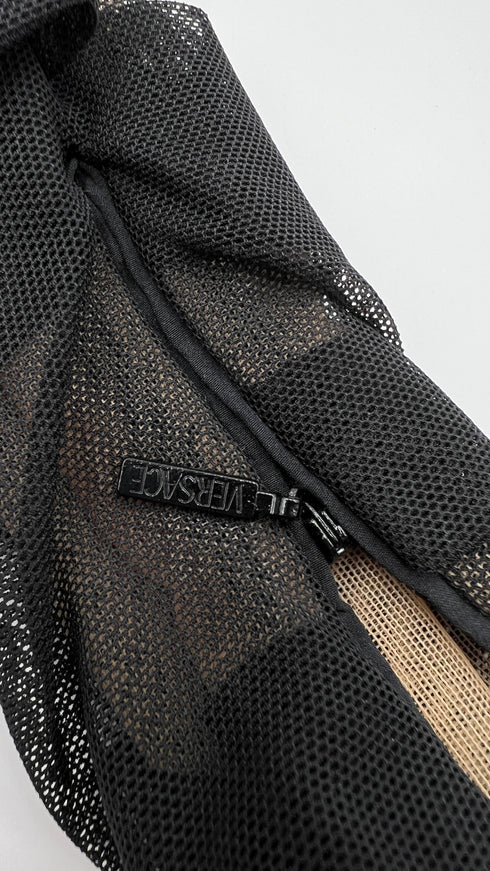 Tubino nero drappeggiato