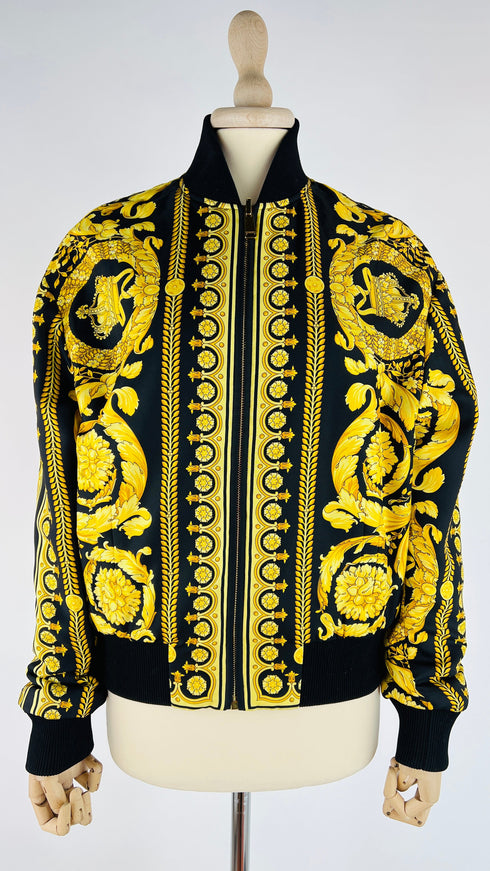 Bomber reversibile ricamo logo