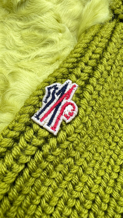 Maglione con inserto pelliccia