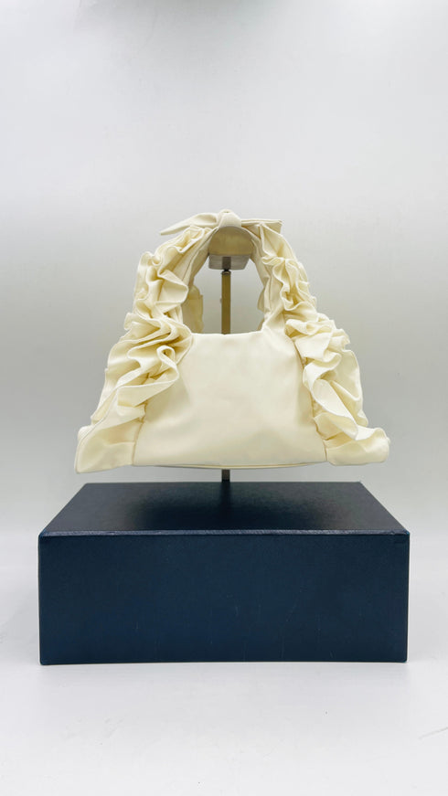 Borsa a mano con rouches