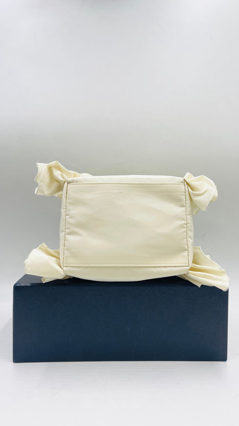 Borsa a mano con rouches