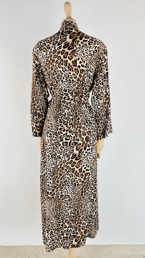 Vestaglia midi animalier