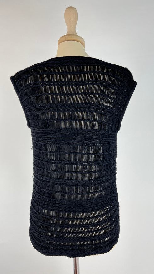 Gilet maglia con zip