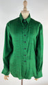 Camicia animalier verde