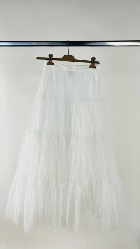 Gonna a balze in organza