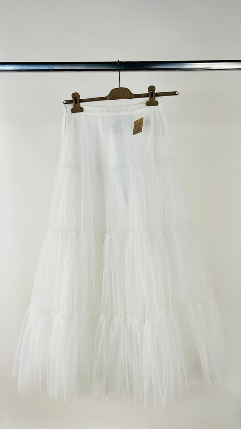 Gonna a balze in organza