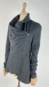 Giacca asimmetrica con zip