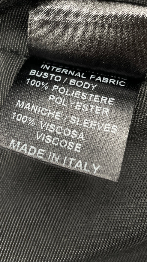 Chiodo in velluto blu