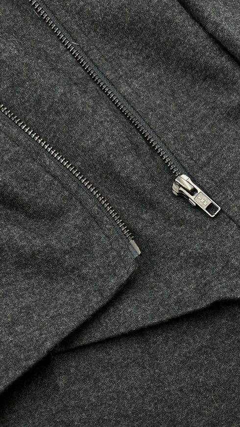 Giacca asimmetrica con zip