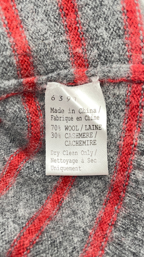 Cardigan boxy a righe