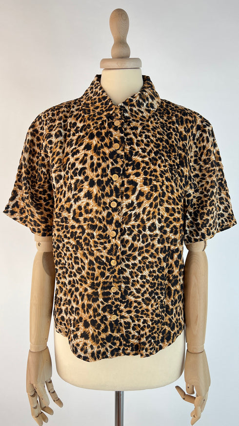 Camicia stampa animalier