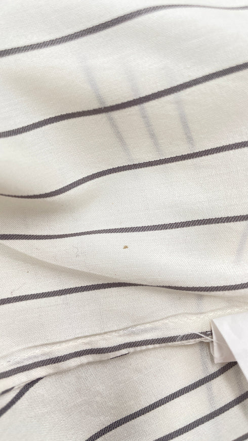 Camicia gessata in seta