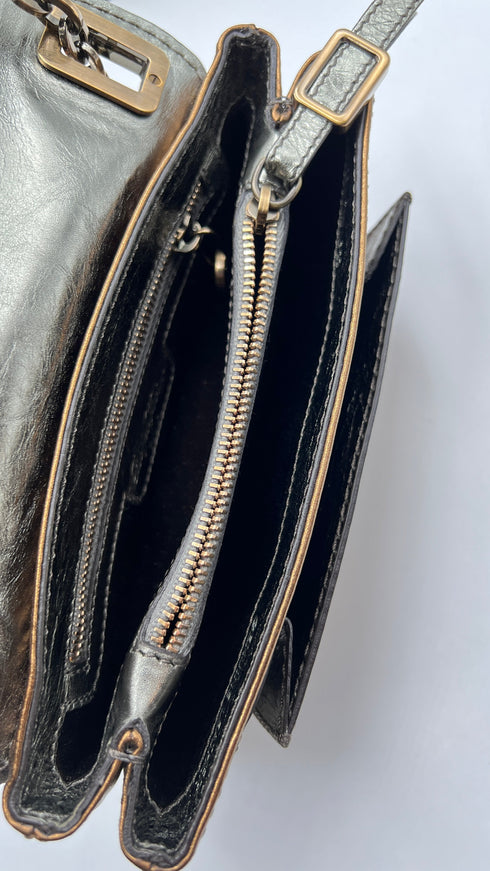 Borsa "Metro" metallizzata