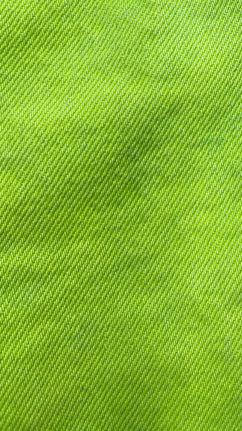 Shorts denim acid-green