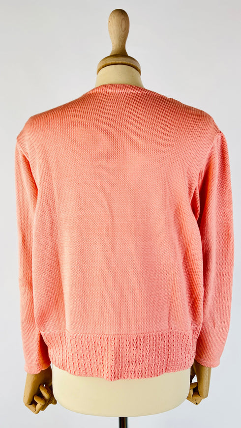 Cardigan bottone gioiello